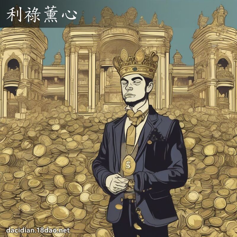 利祿薰心 - 國語大辭典配圖