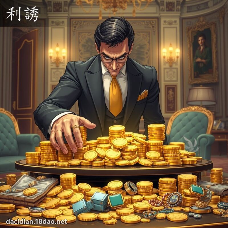 利誘 - 國語大辭典配圖