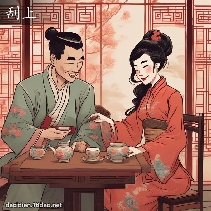 刮上 - 國語大辭典配圖