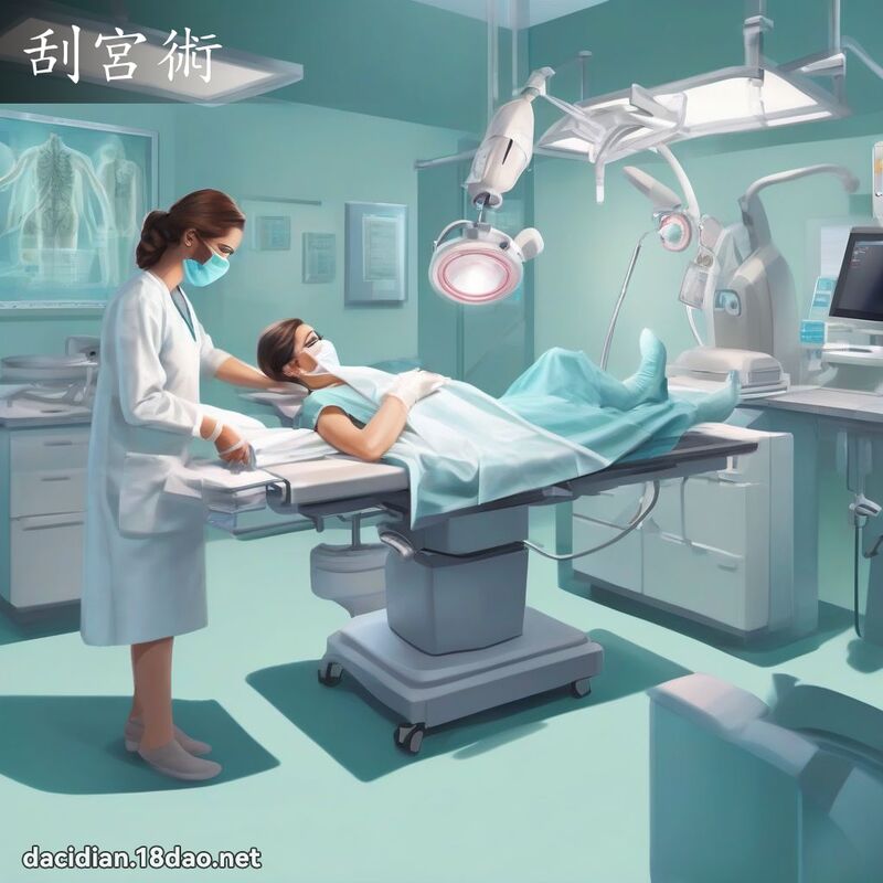 刮宫术 - 国语大辞典配图