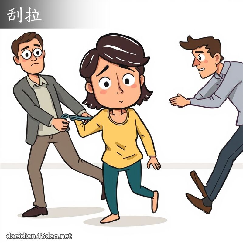 刮拉 - 国语大辞典配图