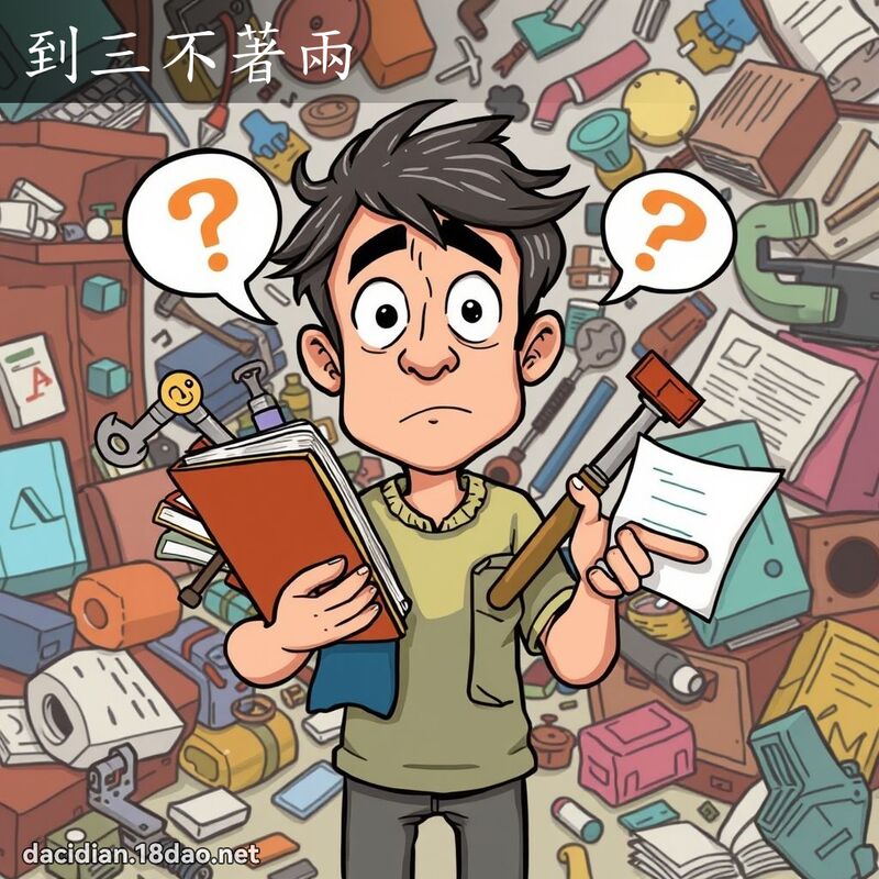 到三不著两 - 国语大辞典配图