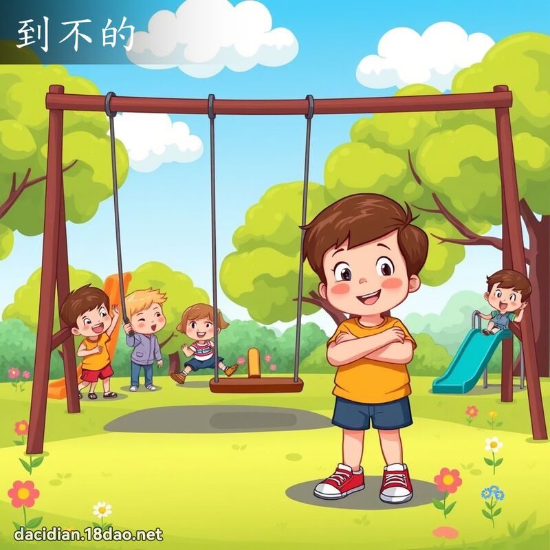 到不的 - 國語大辭典配圖