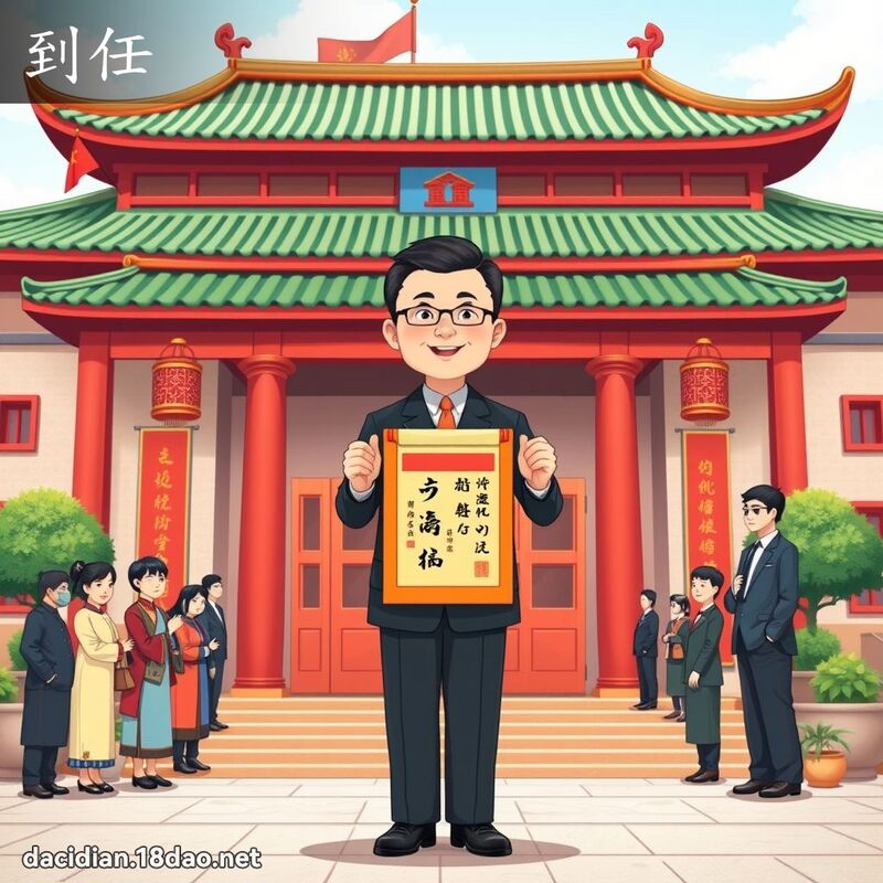 到任 - 国语大辞典配图