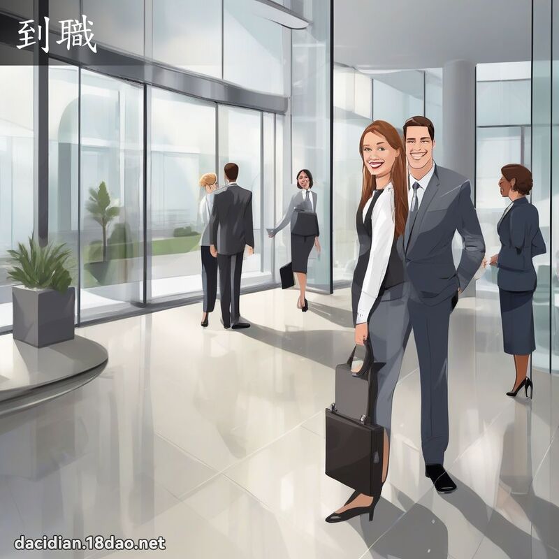 到職 - 國語大辭典配圖
