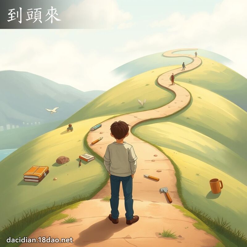 到頭來 - 國語大辭典配圖