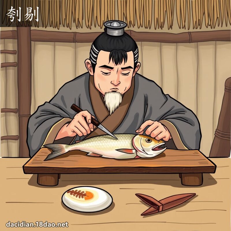 刳剔 - 國語大辭典配圖