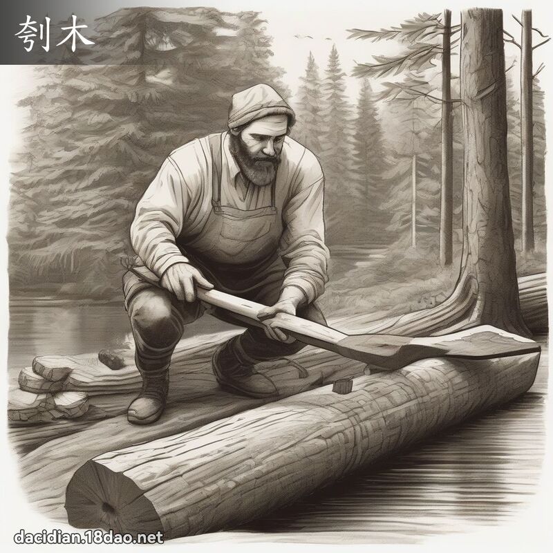 刳木 - 國語大辭典配圖