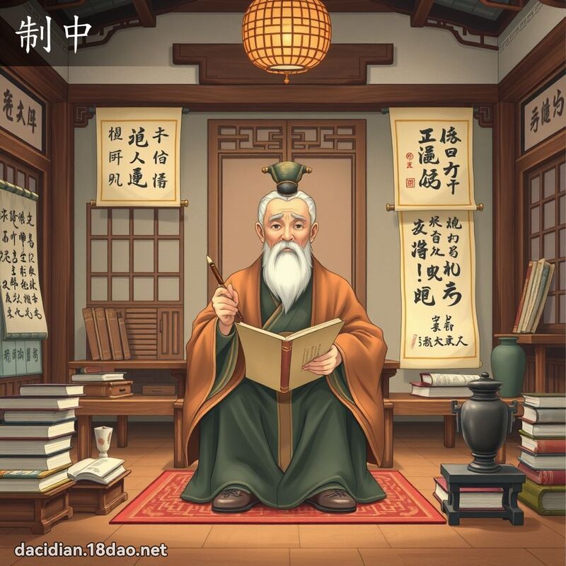 制中 - 国语大辞典配图