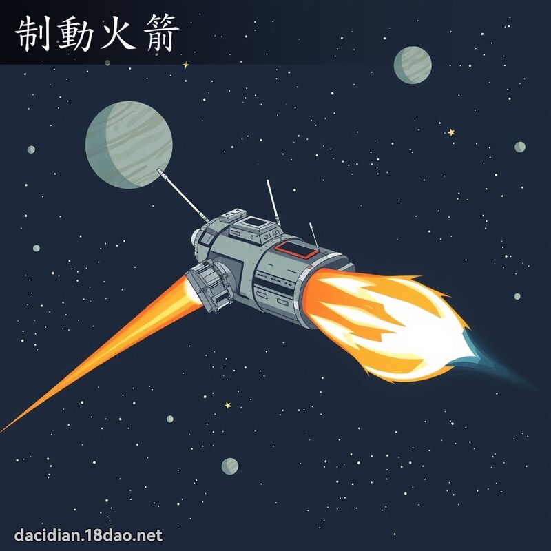 制动火箭 - 国语大辞典配图