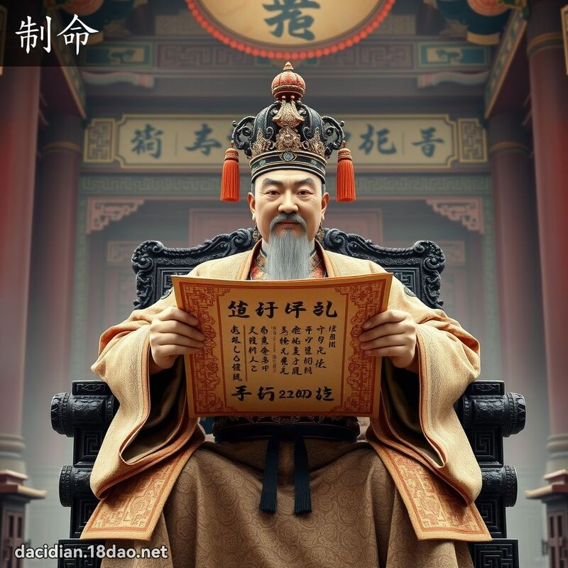 制命 - 國語大辭典配圖
