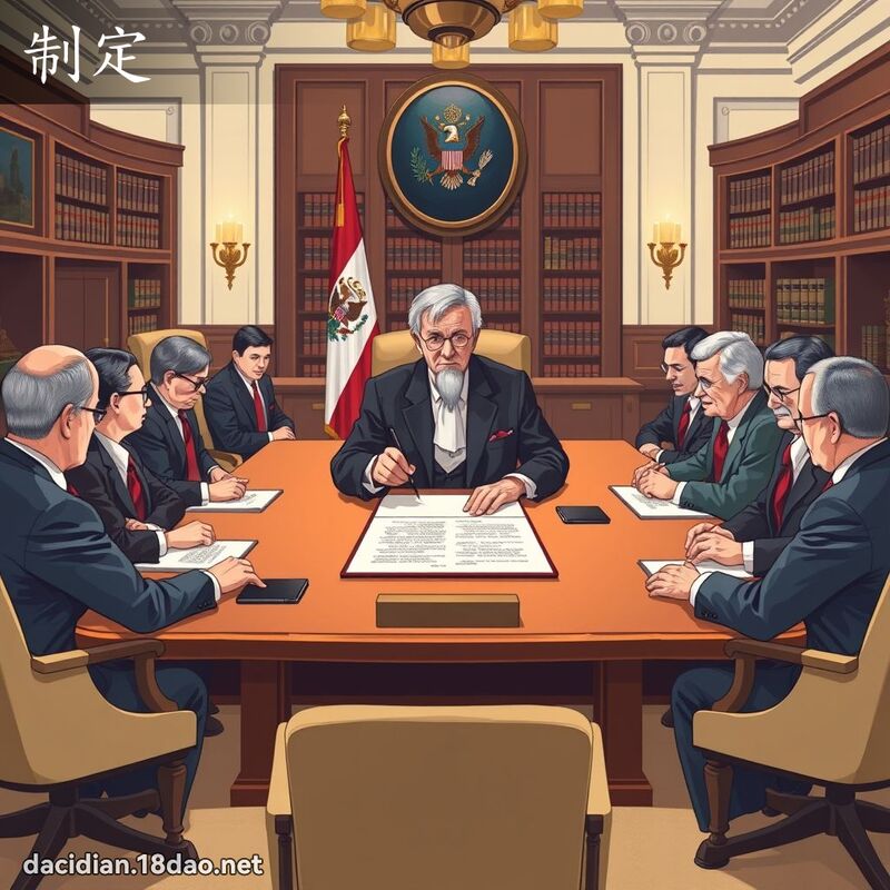 制定 - 国语大辞典配图