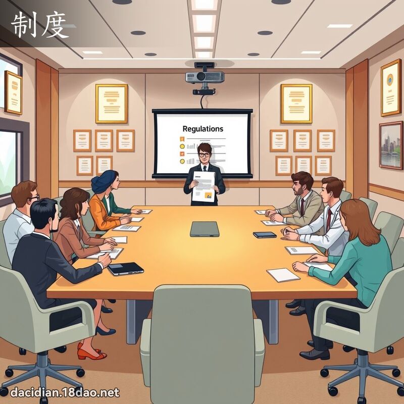 制度 - 國語大辭典配圖