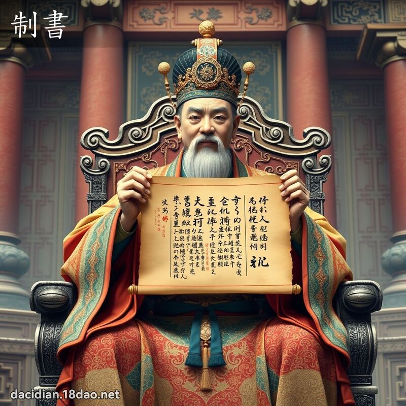 制書 - 國語大辭典配圖