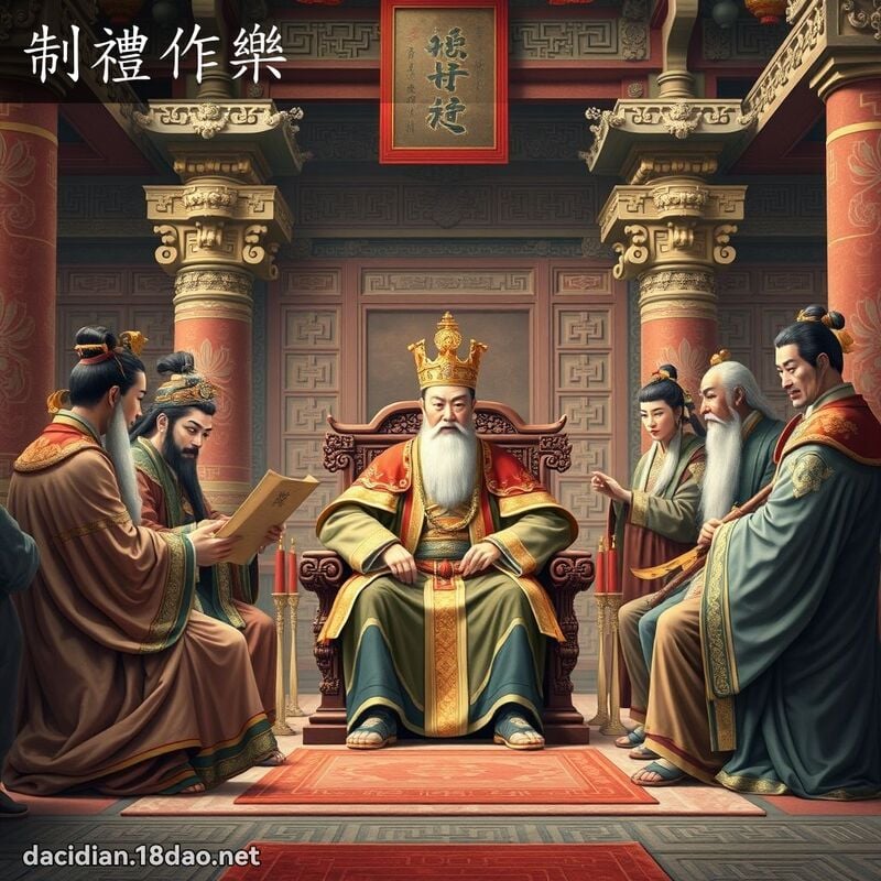 制礼作乐 - 国语大辞典配图