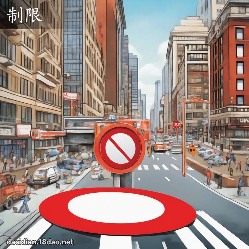 制限 - 國語大辭典配圖