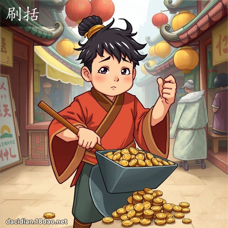 刷括 - 國語大辭典配圖