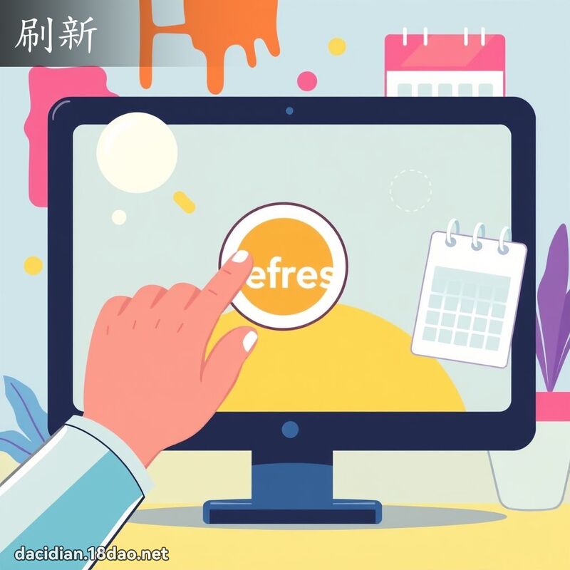 刷新 - 国语大辞典配图