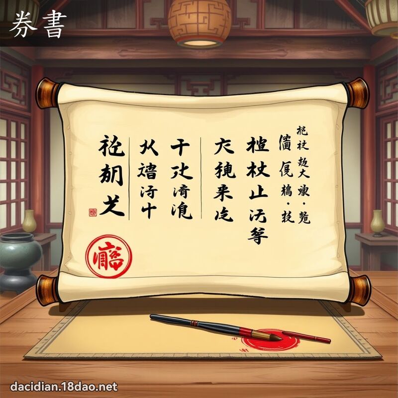 券書 - 國語大辭典配圖