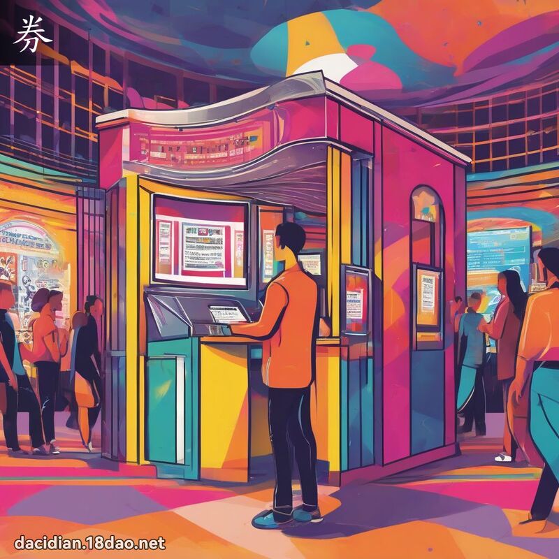 券 - 国语大辞典配图