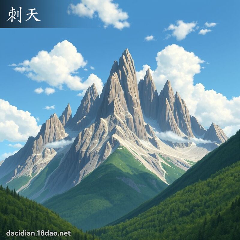 刺天 - 国语大辞典配图