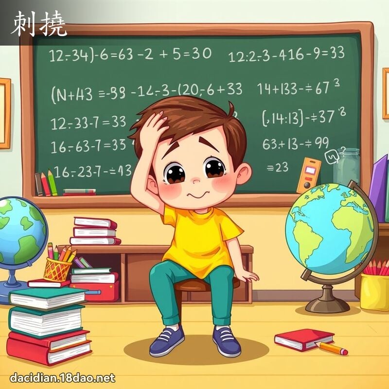 刺撓 - 國語大辭典配圖