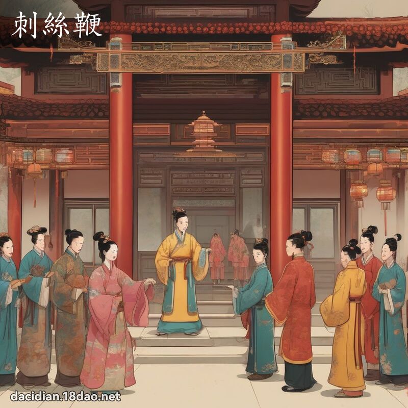 刺丝鞭 - 国语大辞典配图