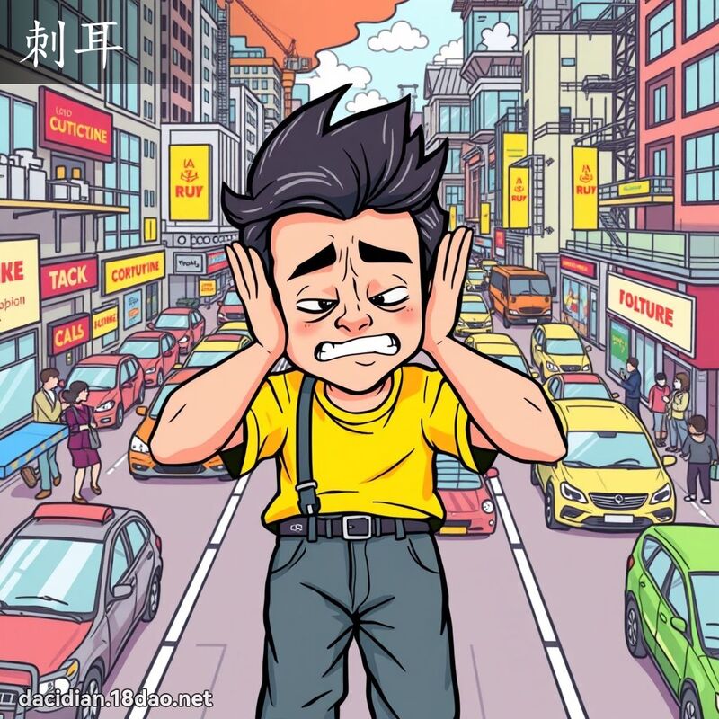 刺耳 - 国语大辞典配图
