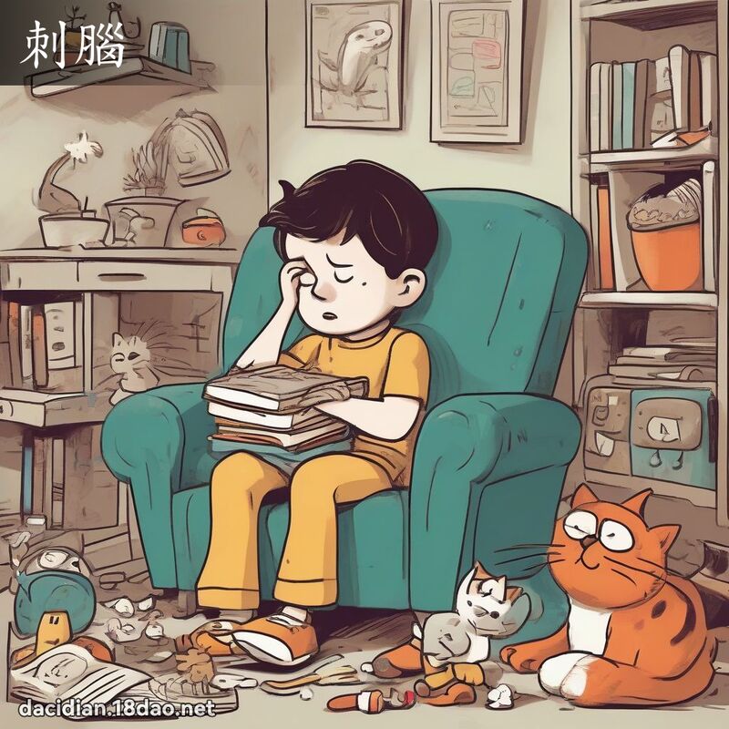 刺脑 - 国语大辞典配图