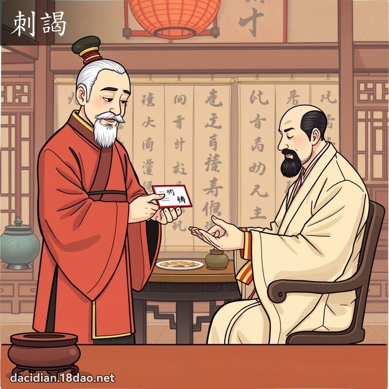 刺謁 - 国语大辞典配图