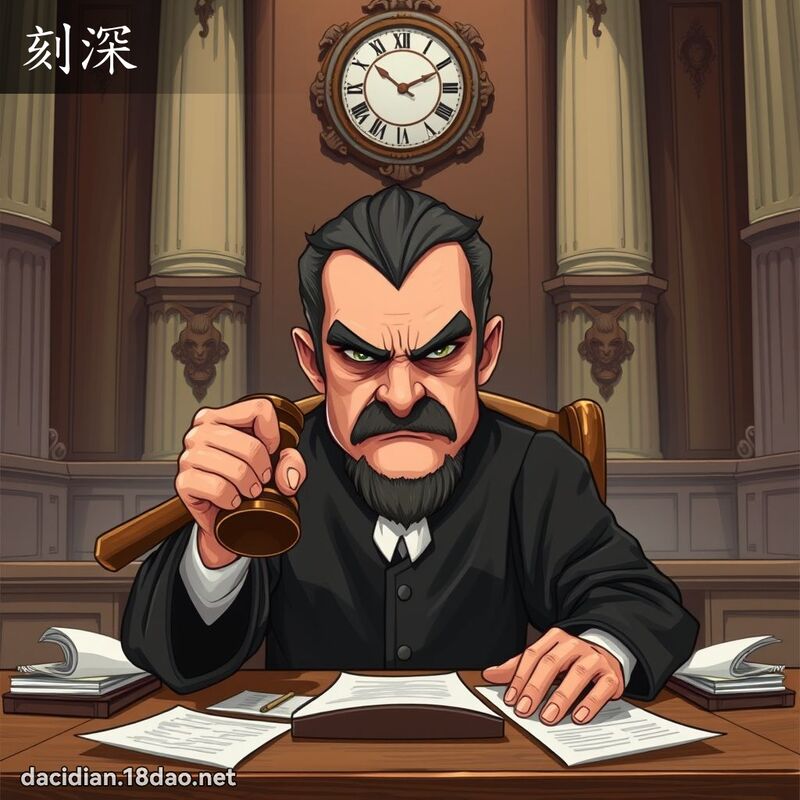 刻深 - 国语大辞典配图