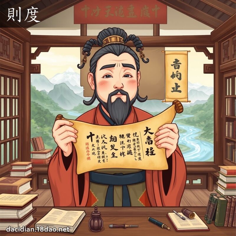 则度 - 国语大辞典配图