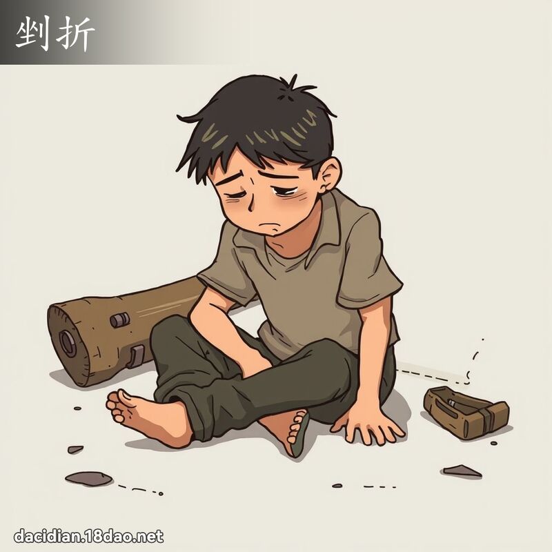 剉折 - 国语大辞典配图