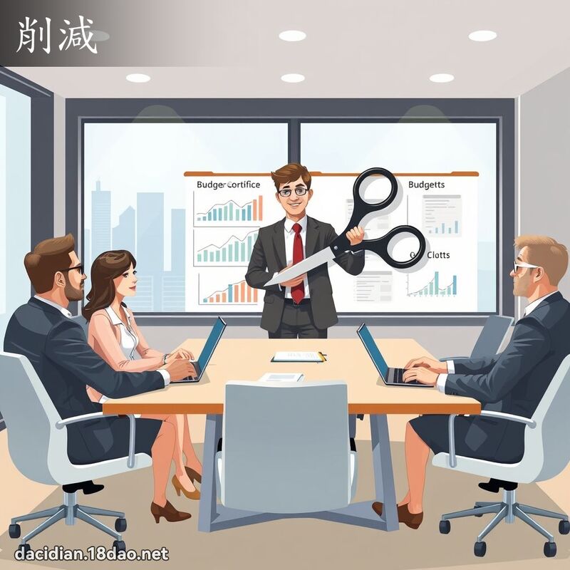 削減 - 國語大辭典配圖