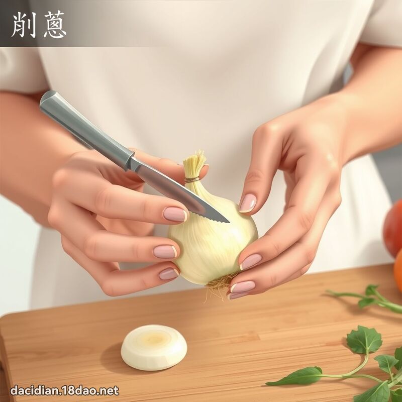 削葱 - 国语大辞典配图