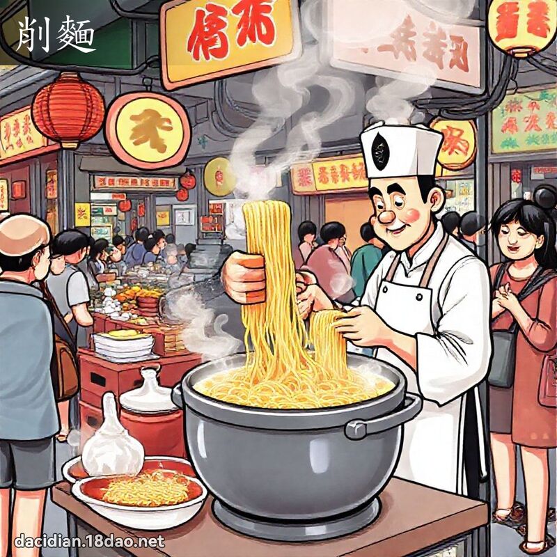 削面 - 国语大辞典配图