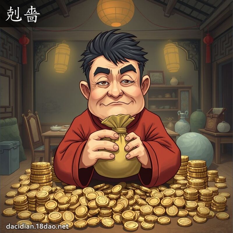 剋嗇 - 國語大辭典配圖