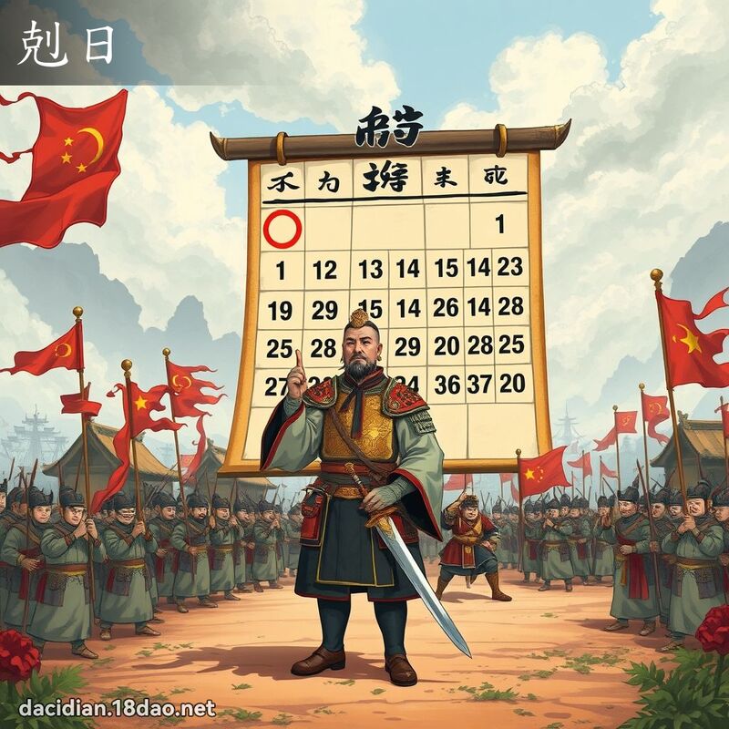 剋日 - 國語大辭典配圖