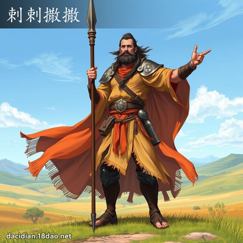 剌剌撒撒 - 国语大辞典配图