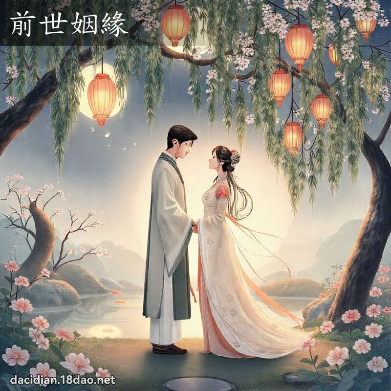 前世姻緣 - 國語大辭典配圖