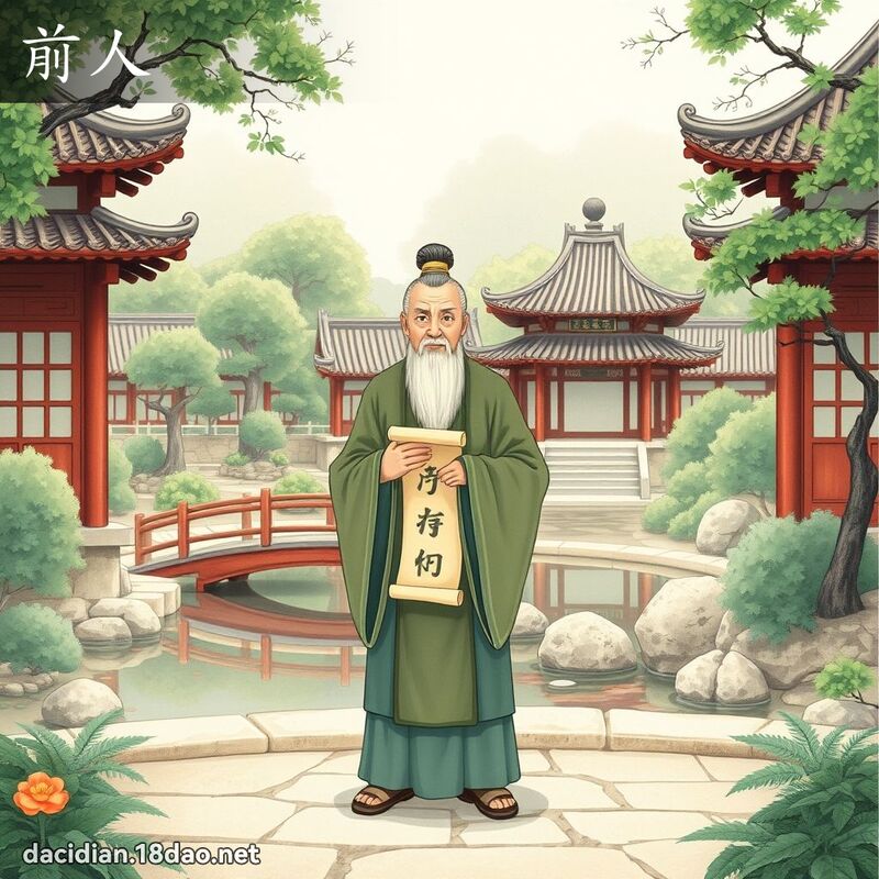 前人 - 国语大辞典配图