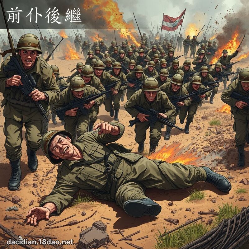 前仆后继 - 国语大辞典配图