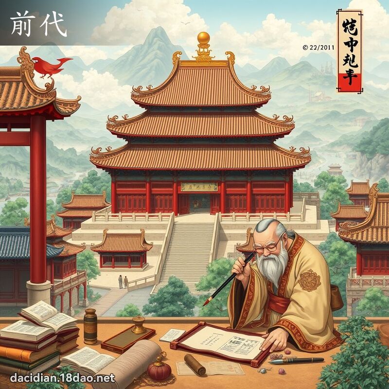 前代 - 国语大辞典配图