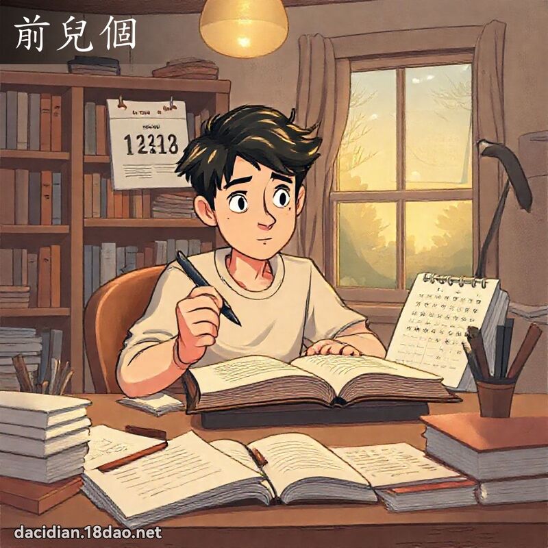 前兒個 - 國語大辭典配圖