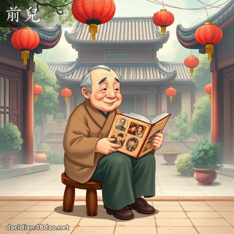前儿 - 国语大辞典配图