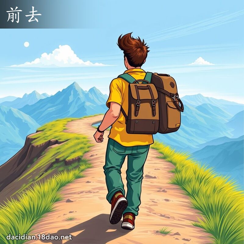 前去 - 國語大辭典配圖