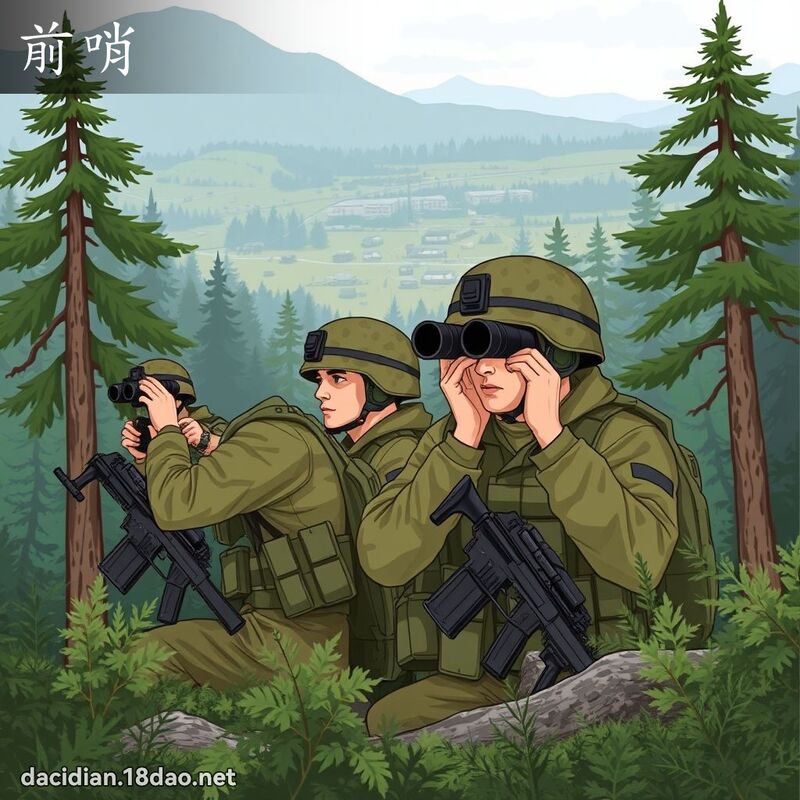 前哨 - 国语大辞典配图