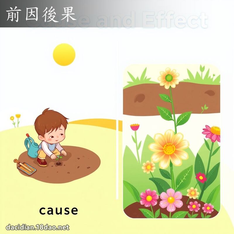 前因后果 - 国语大辞典配图