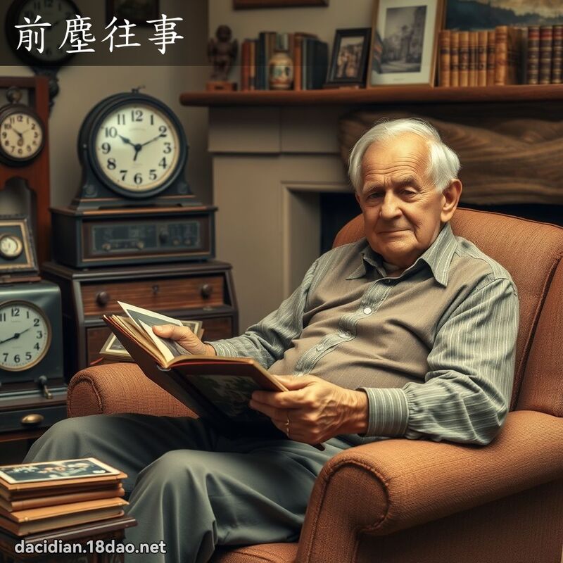 前塵往事 - 國語大辭典配圖