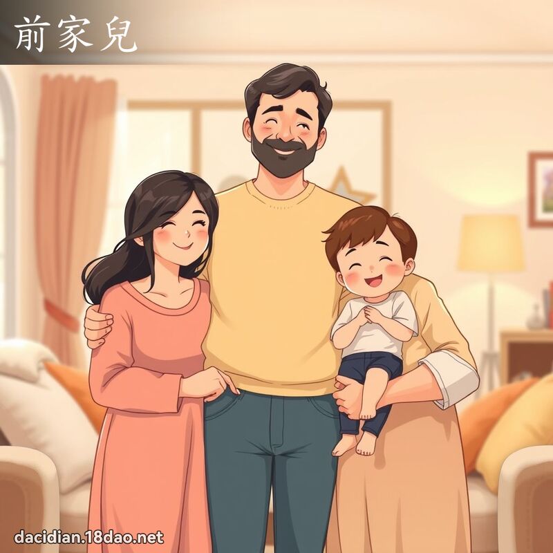 前家儿 - 国语大辞典配图